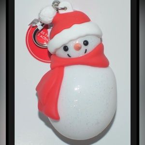 🎅 BBW Snowman Light-Up Pocketbac Holder NEW